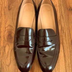 J.Crew Patent Leather Academy Loafers, Size 8.5